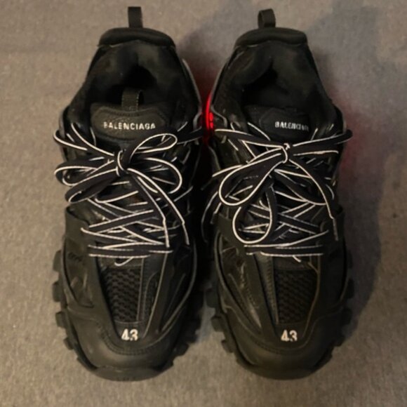 Balenciaga Track.2 Open Women's Sneakers Size 10 US Dark Grey - Picture 1 of 3